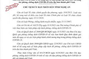 Tiếp tục thực hiện Chỉ thị 16 của Thủ tướng Chính phủ đến 6/9