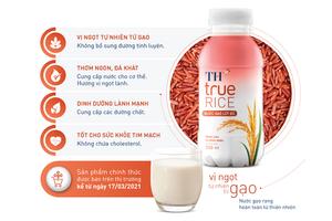 Nước gạo lứt đỏ TH true RICE – Thêm lựa chọn cho tín đồ yêu thích đồ uống từ gạo tốt cho sức khỏe