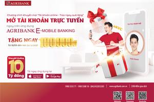 Mở tài khoản trực tuyến Agribank “ghi điểm” với người dùng