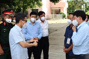 Phó Thủ tướng Vũ Đức Đam kiểm tra công tác phòng, chống dịch Covid-19 tại Đồng Tháp