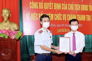 Ông Đinh Ngọc Văn được bổ nhiệm làm Chánh Thanh tra tỉnh Nam Định