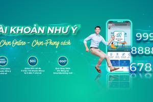 Miễn phí chọn số tài khoản "Như ý"trên BIDV SmartBanking