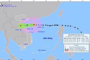 
Bão số 8 di chuyển nhanh vào vùng biển phía Nam Vịnh Bắc Bộ 
