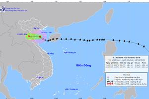 Bão số 8 suy yếu chuyển thành áp thấp nhiệt đới, miền Trung tiếp tục mưa to 