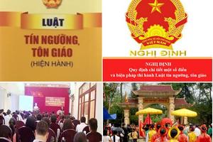 Chặng đường hơn 3 năm thi hành Luật Tín ngưỡng, Tôn giáo