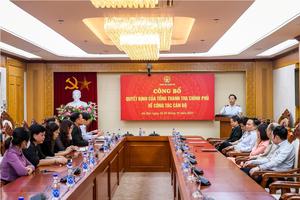 Thêm 4 lãnh đạo cấp vụ được điều động, bổ nhiệm