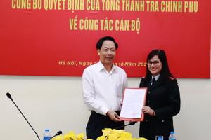 Bổ nhiệm Phó Trưởng Ban Tiếp công dân Trung ương 