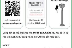 Quảng Ninh vận hành thí điểm "hành trình không chạm"

