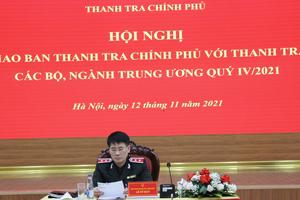 Thanh tra Chính phủ giao ban với thanh tra các bộ, ngành