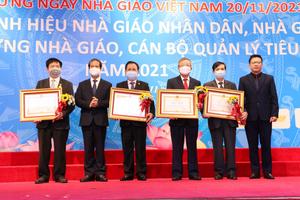 270 nhà giáo cán bộ quản lý tiêu biểu năm 2021 được vinh danh