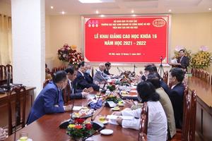 Trường Đại học Kinh doanh và Công nghệ Hà Nội khai giảng hệ cao học năm học 2021 - 2022