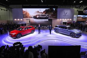 VinFast ra mắt thương hiệu xe điện tại Los Angeles Auto Show  2021 