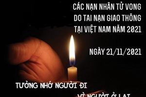 Tưởng niệm các nạn nhân tử vong do tai nạn giao thông năm 2021