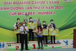 Tân vô địch của giải Billiards Carom 3 băng Bình Dương - Cup Number 1