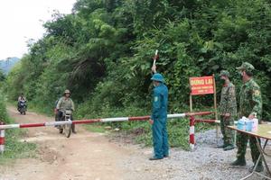 Siết chặt kiểm soát biên giới Việt - Lào phòng dịch Covid-19