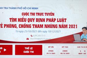 Gần 80 nghìn lượt tham gia Cuộc thi “Tìm hiểu quy định pháp luật về phòng, chống tham nhũng”