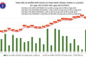 Ngày 2/12: Thêm 13.698 ca nhiễm COVID-19, 13.258 bệnh nhân được công bố khỏi bệnh