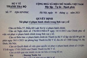 Xử phạt công ty dược bán buôn thuốc cao hơn giá kê khai