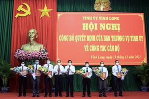 Vĩnh Long điều động, bổ nhiệm nhiều cán bộ lãnh đạo