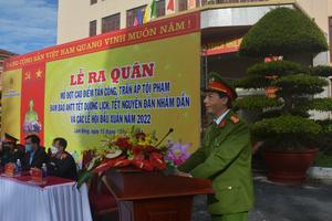Ra quân đợt cao điểm tấn công trấn áp tội phạm