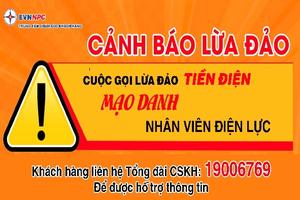 Thận trọng trước những chiêu trò lừa thu tiền điện