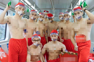 Cởi trần quảng cáo trên tàu Cát Linh - Hà Đông: Vua Nệm bị phạt 137 triệu đồng