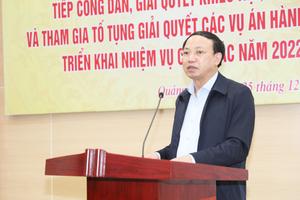 "Phải tăng cường công tác thanh tra, kiểm tra, giám sát kỷ luật Đảng”

