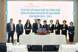 Tập đoàn Sun Group và Vietnam Airlines mở rộng hợp tác chiến lược giai đoạn 2022-2023
