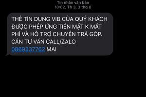 Cảnh báo hình thức tội phạm công nghệ mới: Mời rút tiền qua thẻ tín dụng 