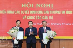 Thái Bình điều động, luân chuyển cán bộ

