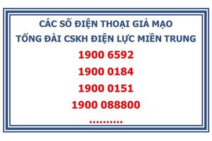 Chỉ có số tổng đài 19001909 giải đáp khách hàng miền Trung – Tây Nguyên về hoạt động điện lực