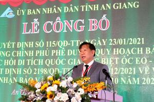 An Giang: Quy hoạch, bảo tồn Di tích Quốc gia đặc biệt Óc Eo - Ba Thê