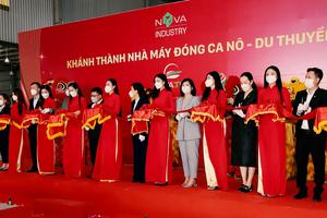 Khánh thành Nhà máy Đóng cano, du thuyền Nova Tân Viễn Đông 
