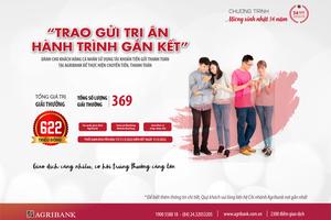 Chương trình khuyến mãi mừng sinh nhật 34 năm Agribank
“Trao gửi tri ân - Hành trình gắn kết”
