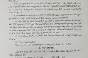 “Bất lực” với công trình vi phạm?