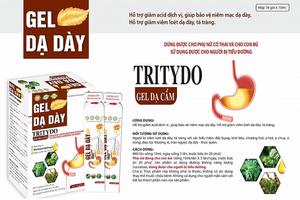 Tạm dừng lưu thông viên uống dạ dày Tritydo simekitt gold và gel dạ dày Tritydo 