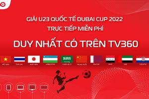 Viettel đã có bản quyền truyền hình U23 Dubai Cup, khán giả có thể chọn bình luận viên xem U23 Việt Nam