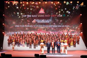 Top 100 giải thưởng Sao Vàng đất Việt 2021 xướng danh Hải Phát Land