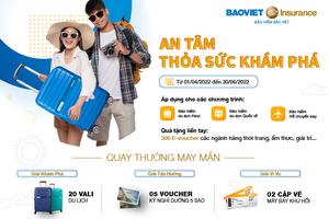 Nhiều phần quà hấp dẫn tặng khách hàng với khuyến mãi bảo hiểm du lịch của Bảo hiểm Bảo Việt