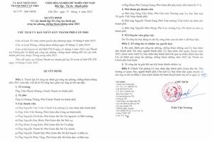 Thành lập Tổ Công tác đánh giá công tác phòng, chống tham nhũng 