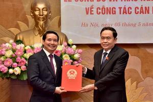 Ông Phạm Thái Hà được bổ nhiệm làm Phó Chủ nhiệm Văn phòng Quốc hội