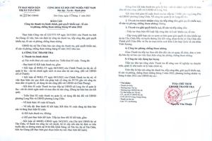 Triển khai 5 cuộc thanh tra hành chính