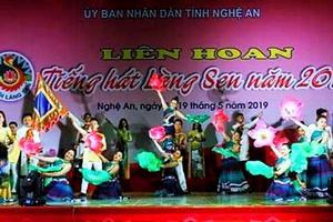 Từ Liên hoan tiếng hát Làng Sen đến Lễ hội Làng Sen