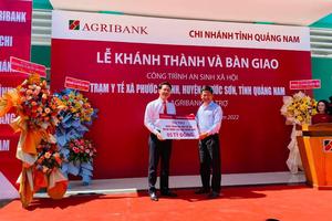 Quảng Nam: Khánh thành công trình trạm y tế xã Phước Thành - Phước Sơn do Agribank tài trợ