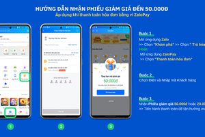 Trả hóa đơn điện trúng vàng tặng kèm ưu đãi đến 50.000đ 