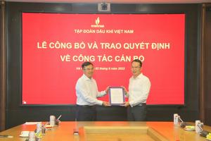 Petrovietnam công bố và trao quyết định bổ nhiệm Phó Trưởng ban Tổng hợp, Trợ lý Chủ tịch HĐTV Tập đoàn