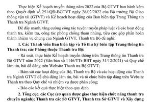 Tăng cường công tác tuyên truyền hoạt động thanh tra ngành