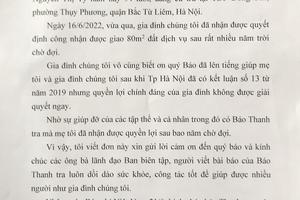 Hà Nội: Công dân quận Bắc Từ Liêm cảm ơn Báo Thanh tra đã đồng hành