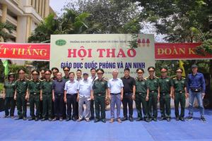 Hội thao giáo dục quốc phòng và an ninh tại Trường Đại học Kinh doanh và công nghệ Hà Nội