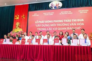 Phát động phong trào thi đua "Xây dựng môi trường văn hóa trong các cơ quan báo chí"